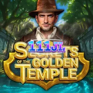Isang makulay na visual ng Secrets of the Golden Temple na nagpapakita ng gintong templo at mga coin collector.